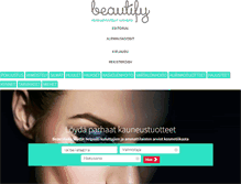 Tablet Screenshot of beautify.fi